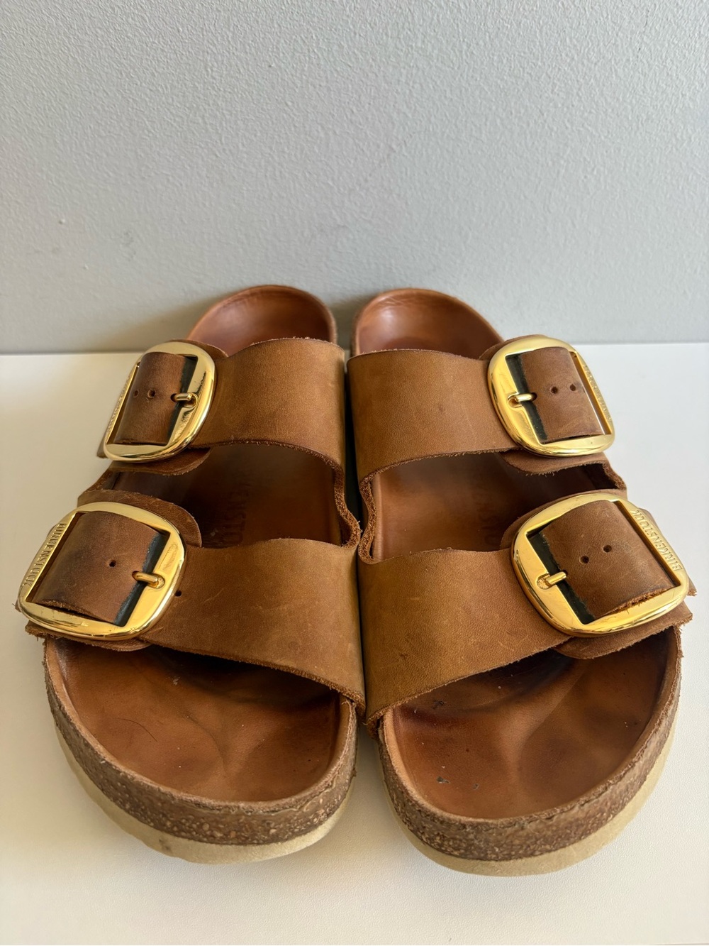 Birkenstock Arizona Big Buckle Brown Leather Sandals EU 42 Women’s 11